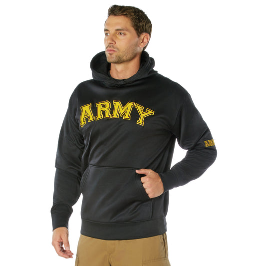 Army Pullover Hoodie - Black