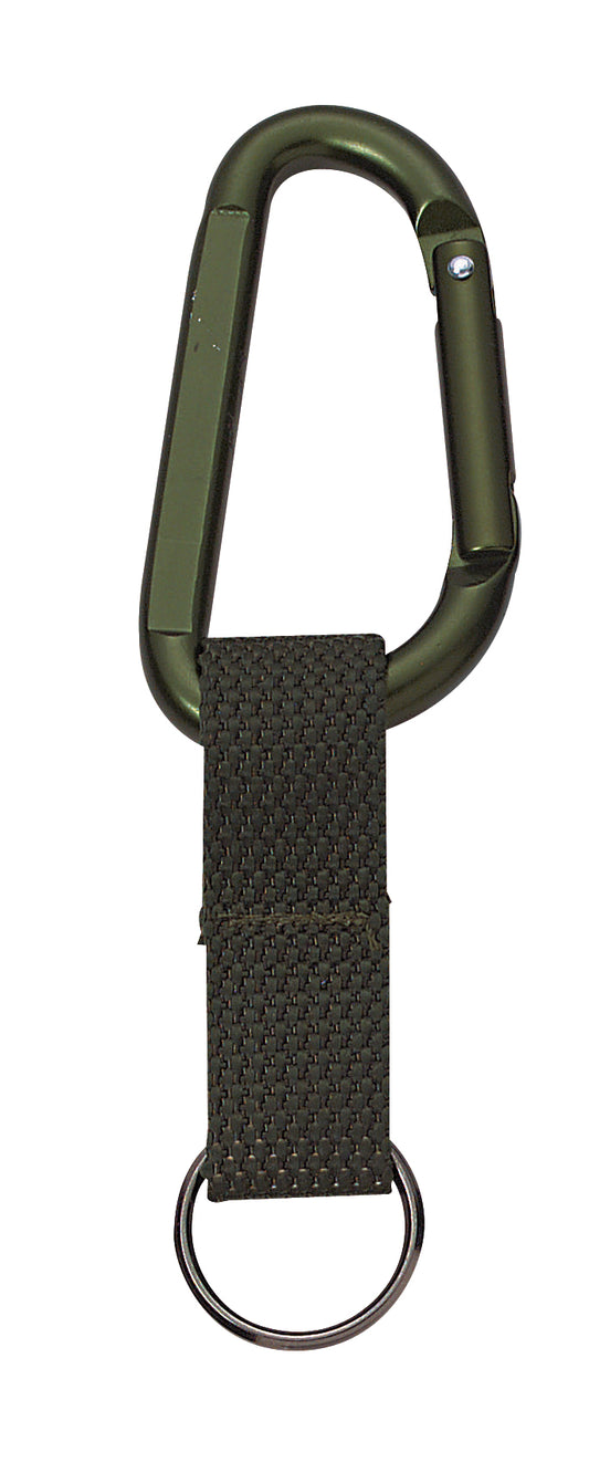 Jumbo 80MM Carabiner With Web Strap Key Ring