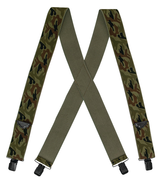 Adjustable Elastic X-Back Pant Suspenders