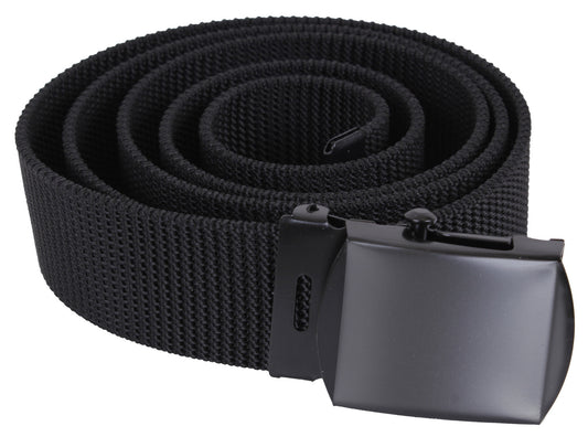 Nylon Web Belt - Black Webbing