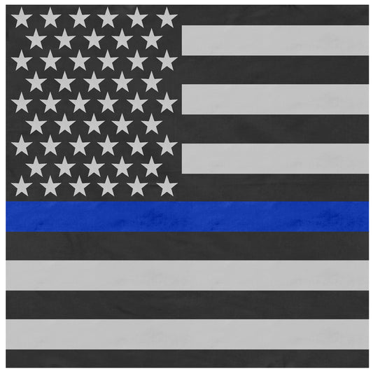 Thin Blue Line Flag Bandana