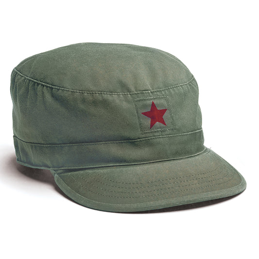 Vintage Fatigue Cap w/ Red Star