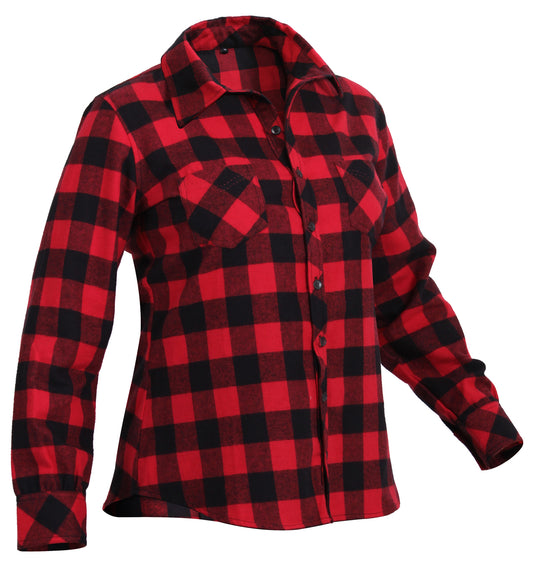 Womens Plaid Flannel Shirt