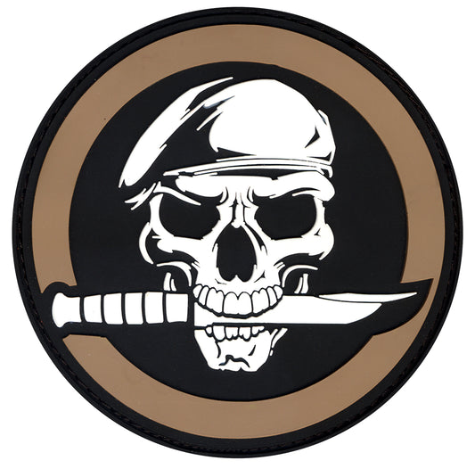 PVC Military Skull & Knife Morale Patch