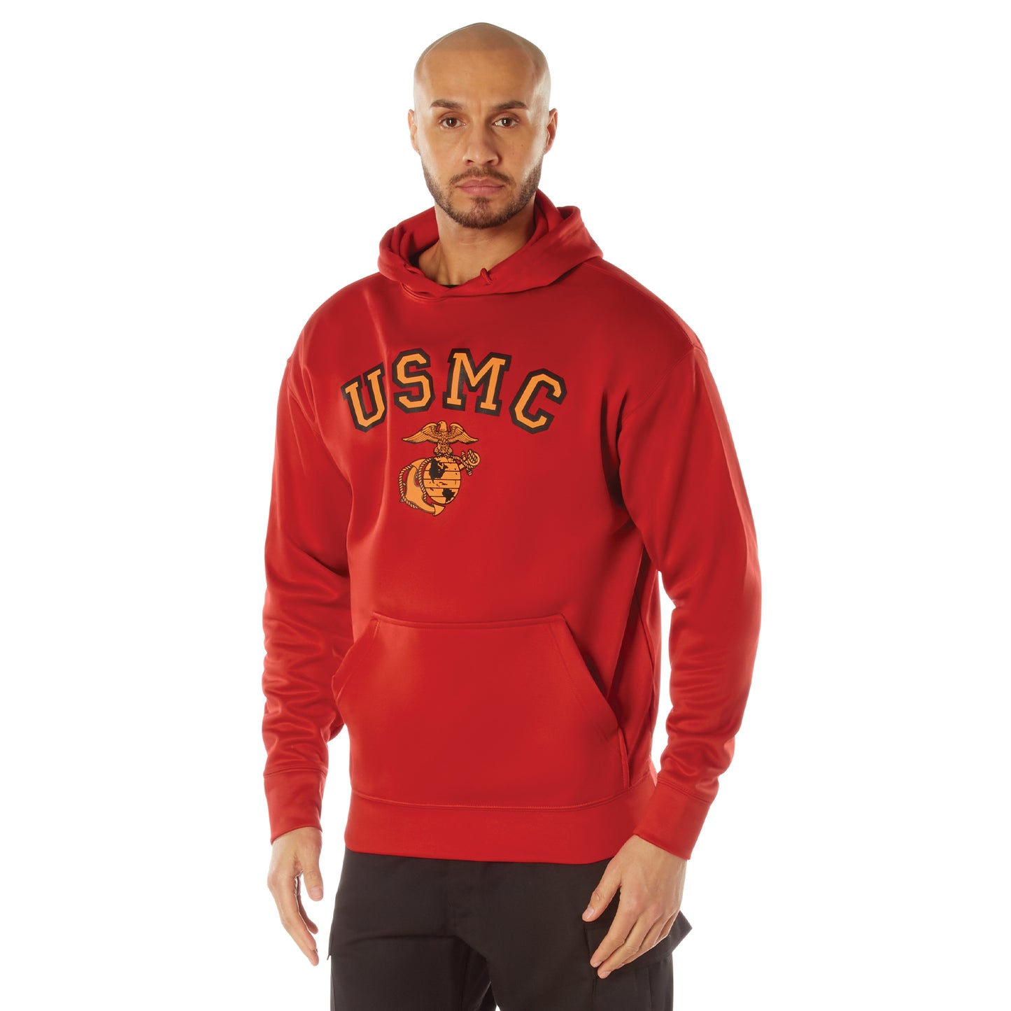 USMC Eagle, Globe, and Anchor Pullover Hooded Sweatshirt