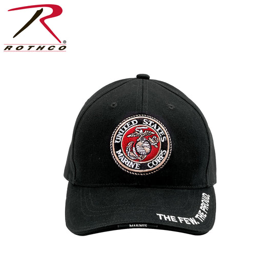 Deluxe Low Profile Cap With USMC Eagle, Globe & Anchor Logo