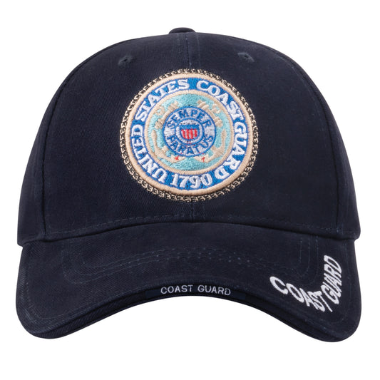 U.S. Coast Guard Deluxe Low Profile Insignia Cap