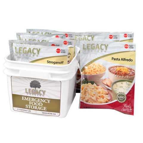 60 Serving Gluten Free Entree Bucket - 16 lbs