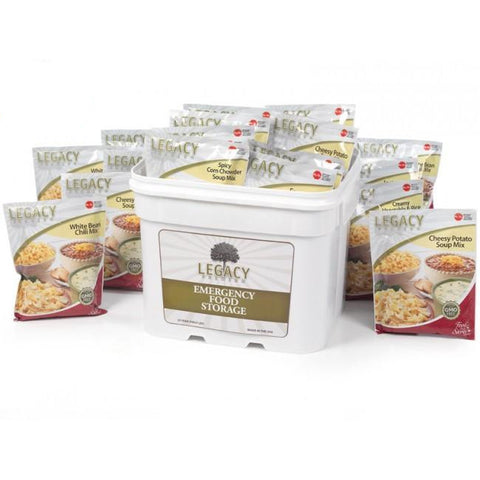 120 Serving Gluten Free Entree Bucket - 27 lbs