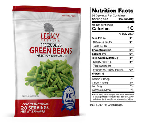 Freeze Dried Green Beans