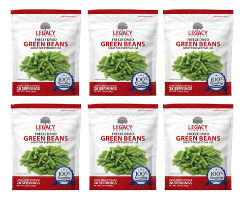 Freeze Dried Green Beans - 6 pack