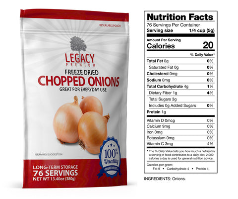 Bulk Dried Chopped Onions - 6 pack